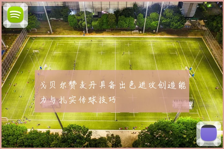 戈贝尔赞麦丹具备出色进攻创造能力与扎实传球技巧