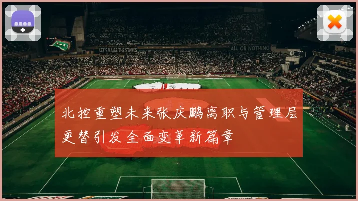 北控重塑未来张庆鹏离职与管理层更替引发全面变革新篇章
